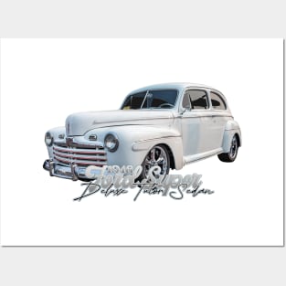 1946 Ford Super Deluxe Tudor Sedan Posters and Art